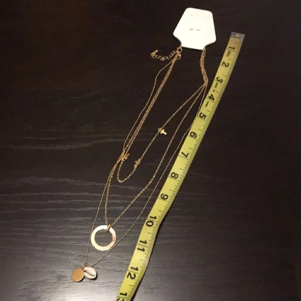 🌟Boho multi necklace chain jewelry